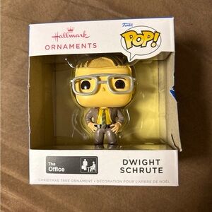 Hallmark Funko Pop Dwight Schrute Ornament - Yellow and Brown